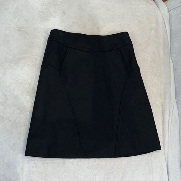MNG mango suit skirt size 2 womens USA black with pockets - Picture 1 of 5